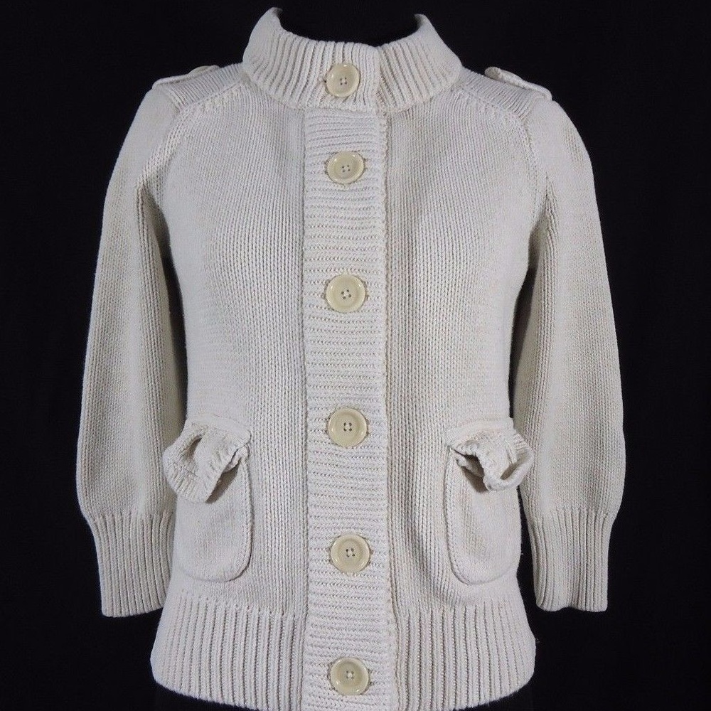 Banana Republic Heavy Knit Sweater Jacket